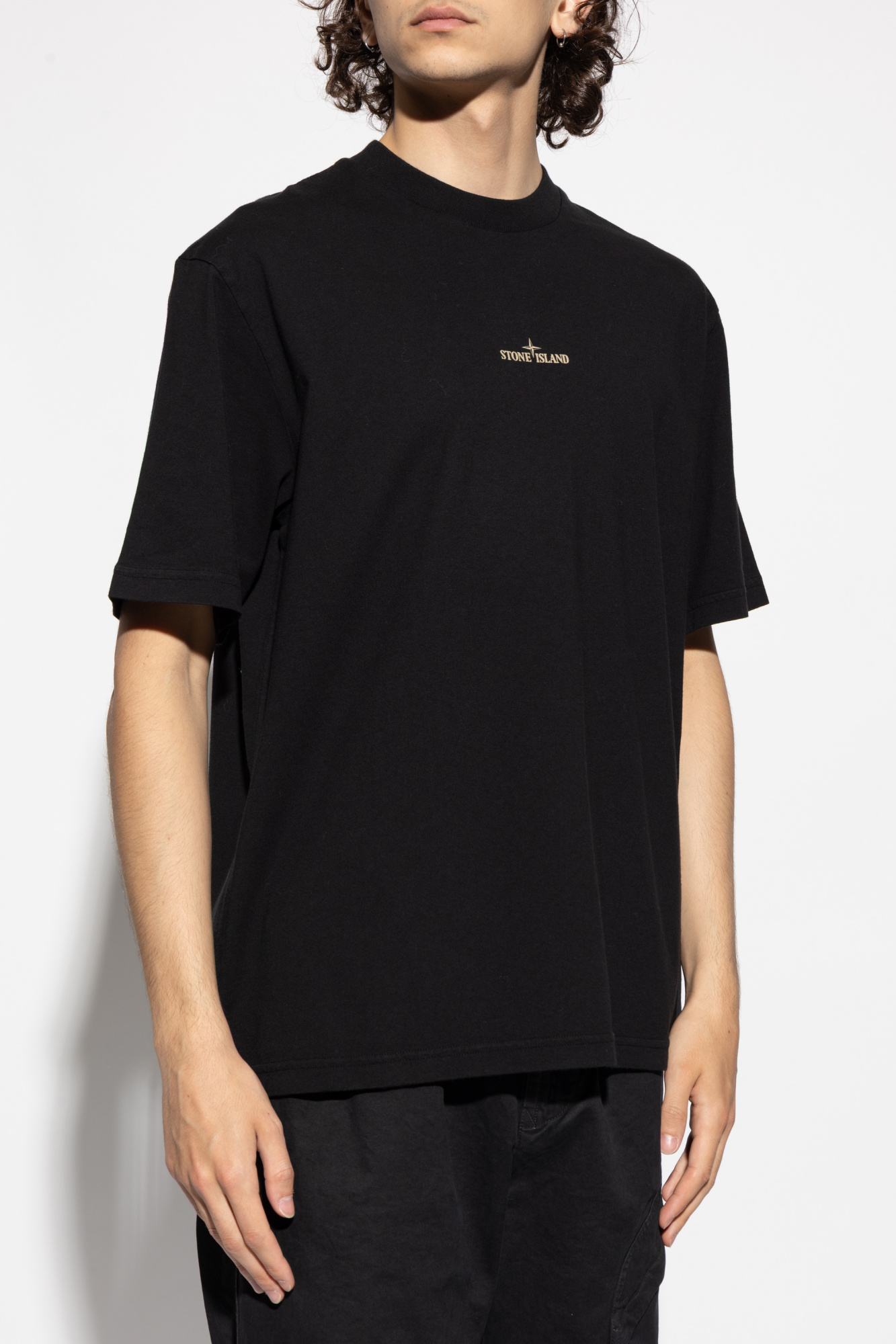 定番アイテム☆【STONE 】ロゴ L/S Tシャツ (送料関税込) Stone Island T-shirt with logo | Men's Clothing | Vitkac